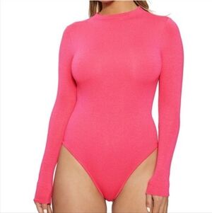 Naked Wardrobe Mockneck Bodysuit